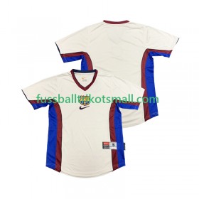 Fußballtrikots FC Barcelona 1999 Retro 1998 Kurzarm Auswärts-trikot kaufen